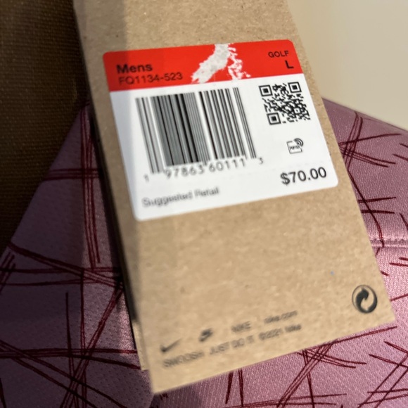 NWT/ NIKE GOLF POLO, SIZE L, BEAUTIFUL POLO, - Picture 3 of 4